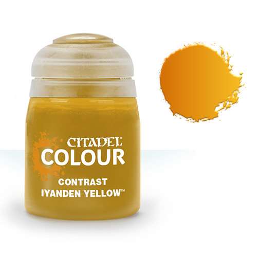 Краска Citadel Contrast Iyanden Yellow (18ml) купить по низкой цене в Киеве, Харькове, Днепре