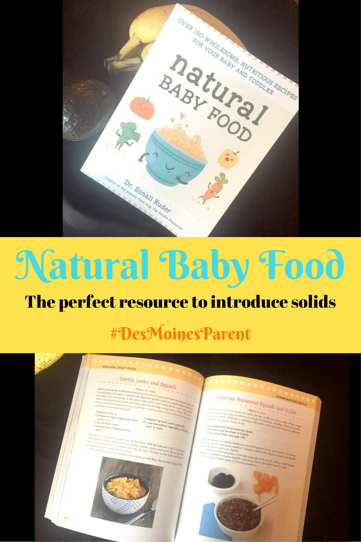 Natural Baby Food Book A Great Resource! Des Moines Parent