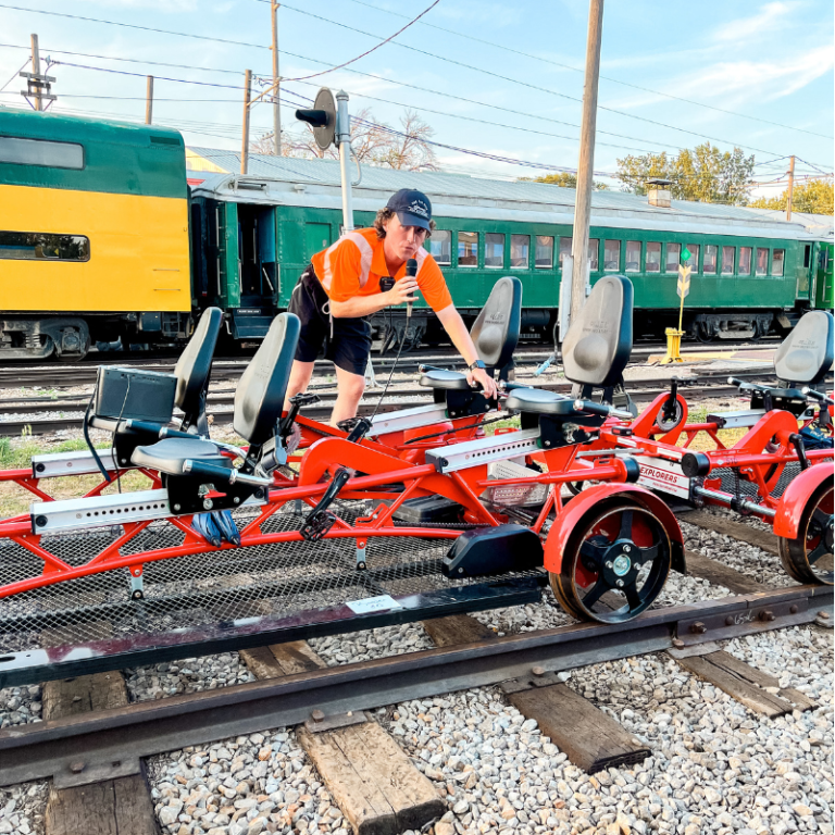 Rail Explorers in Central Iowa
