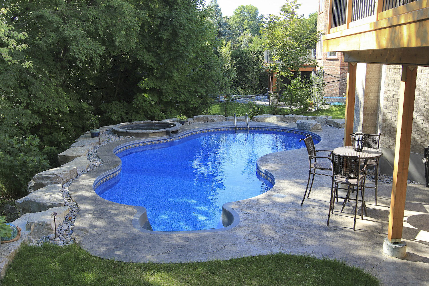 Vinyl Liner Pools installation in Pennsylvania Megna Pools Desmond Pools and Spas