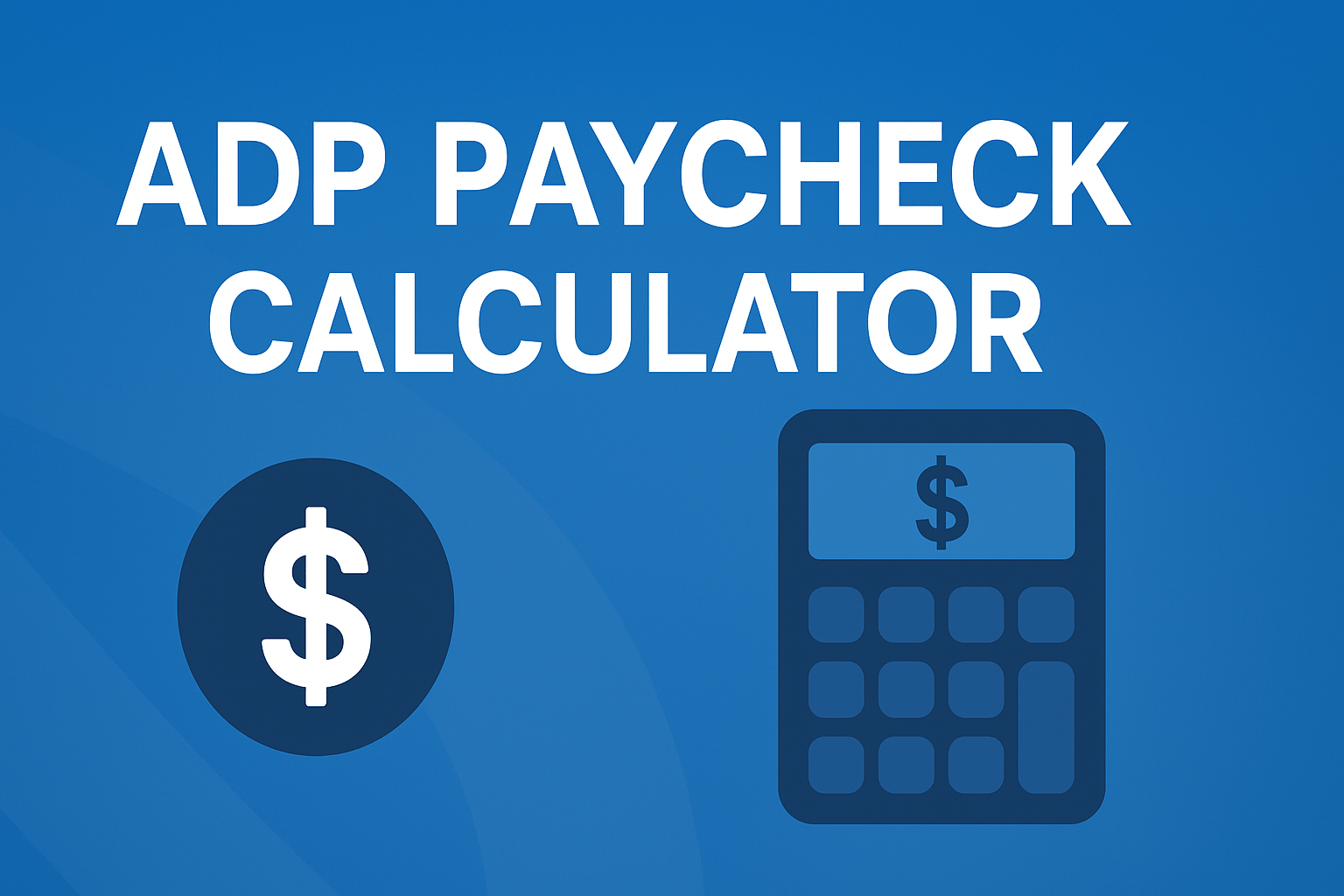 Adp paycheck calculator With Visual Graph
