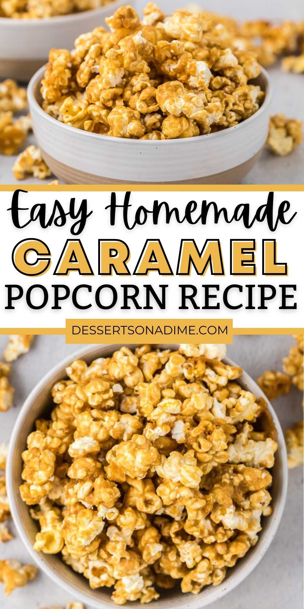 Homemade caramel popcorn recipe the best caramel popcorn