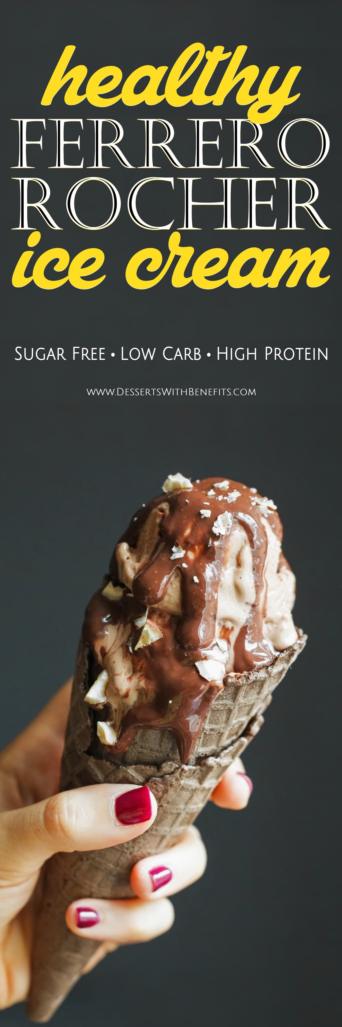 Healthy Ferrero Rocher Ice Cream Recipe Desserts With Benefits