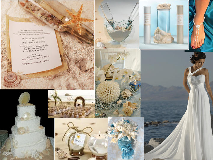 Beach Wedding PANTONE WEDDING Styleboard The Dessy Group