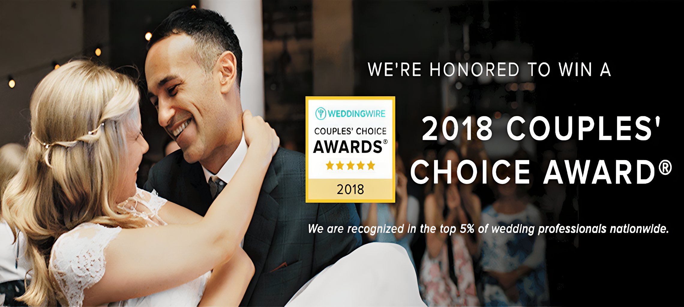WeddingWire Couples' Choice Awards from Amazing Customer Reviews