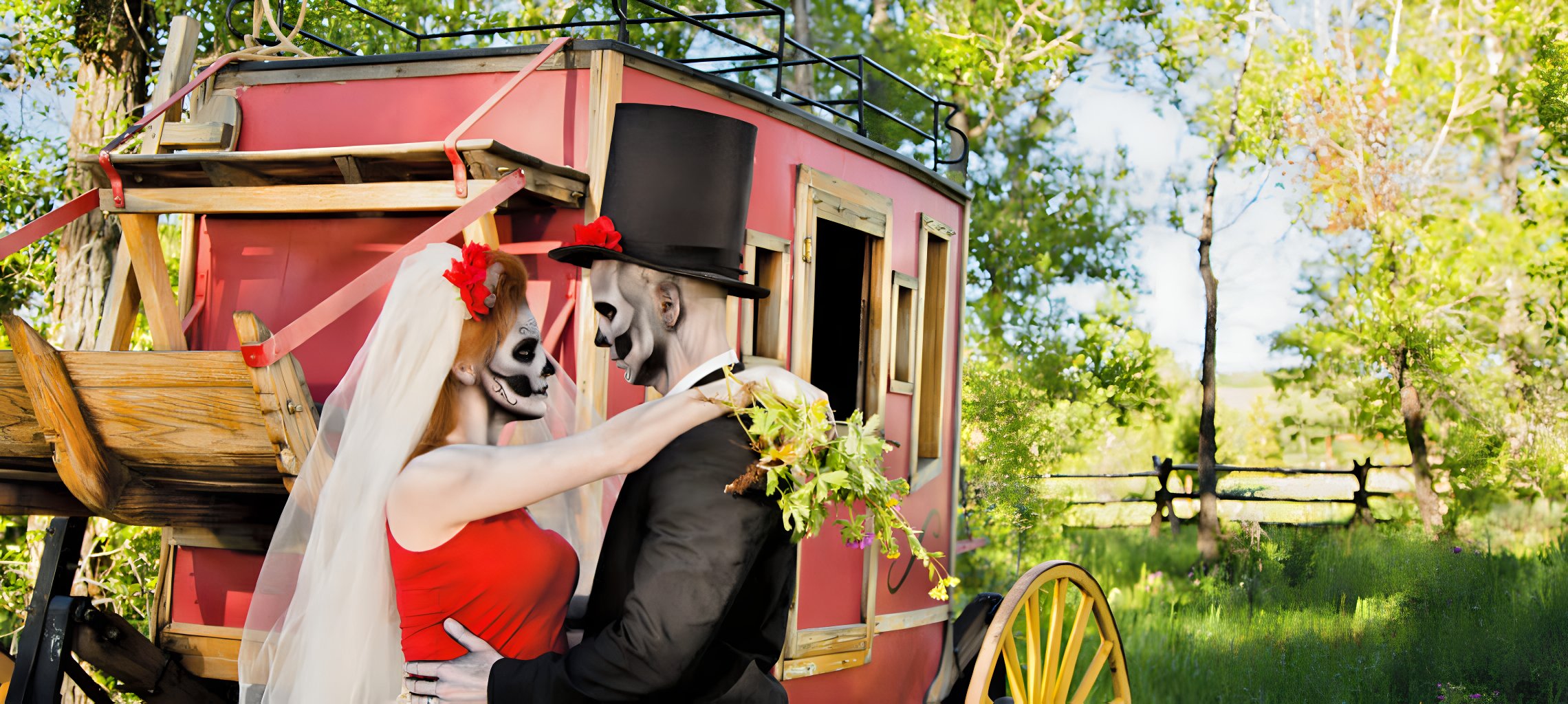 Spooky Wedding Ceremony Ideas for the Halloween Season