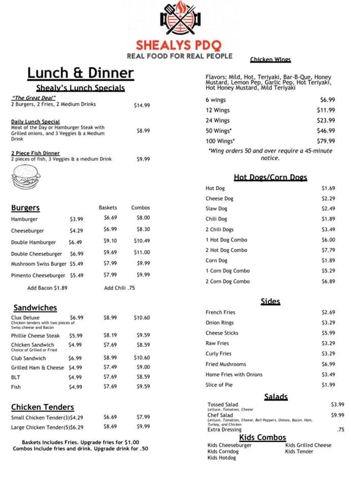 Shealy's PDQ***Permanently Closed*** Restaurant near Edmund