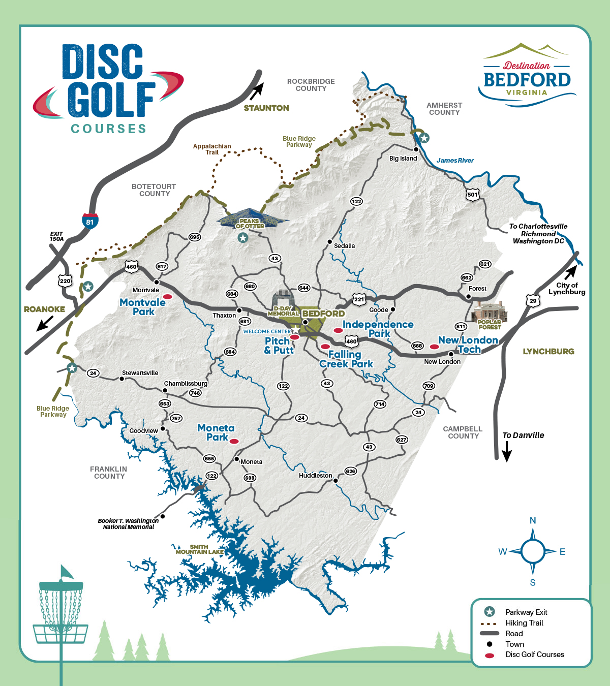 Disc Golf Maps Destination Bedford