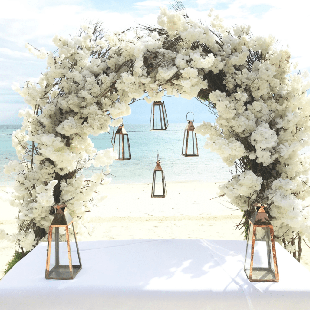 Beach Wedding Arch Ideas Destination I Do
