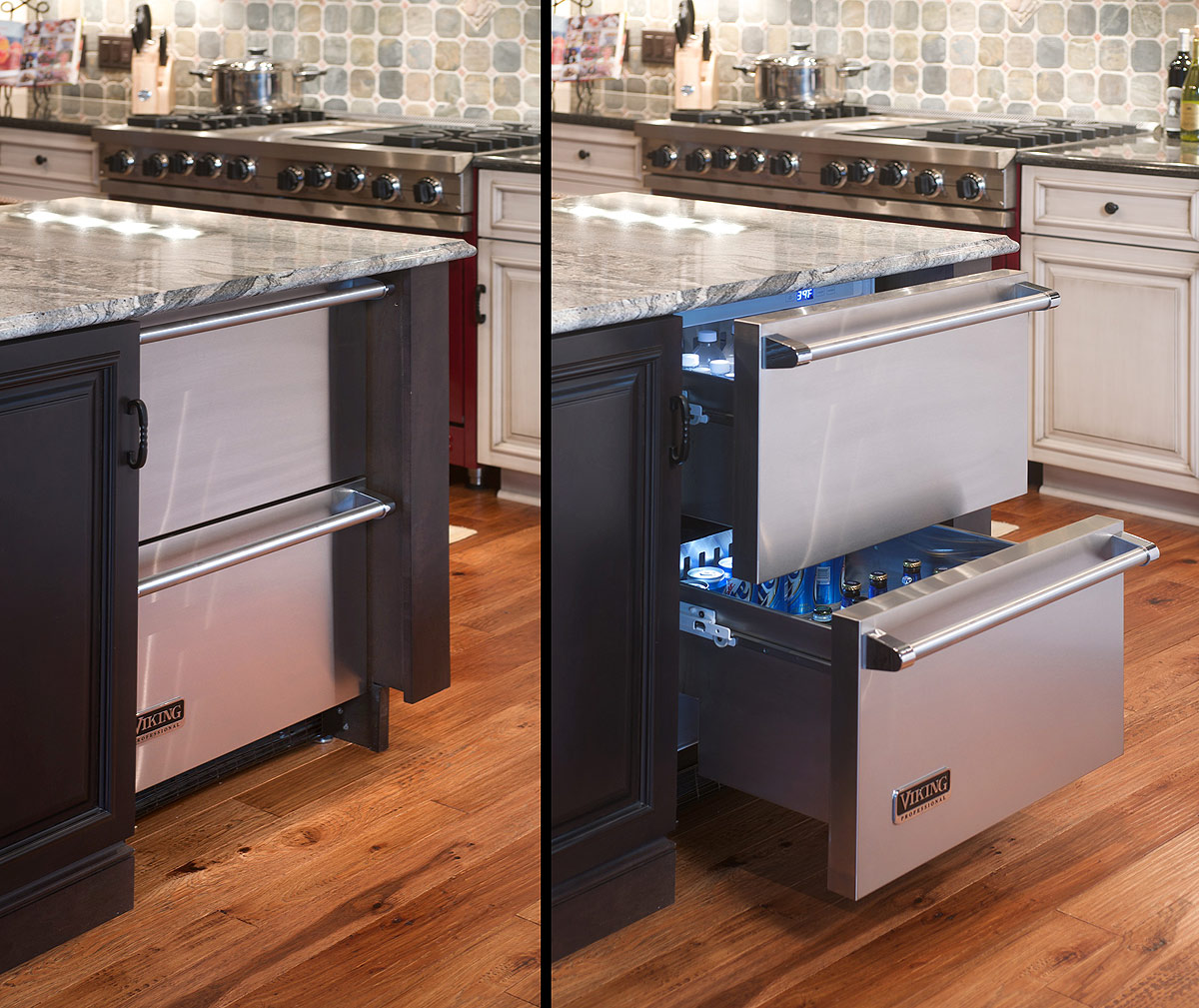 Kitchen Island With Beverage Refrigerator Kitchen Islands with Beverage Coolers Distinguished DesignBuild