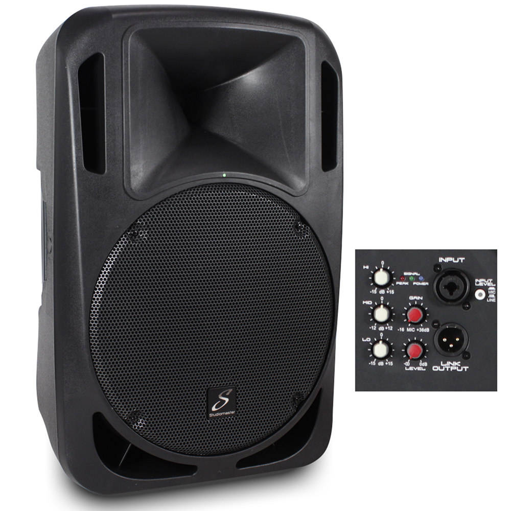 Studiomaster Drive 15A/6A 15" Active Powered PA Speaker Bass