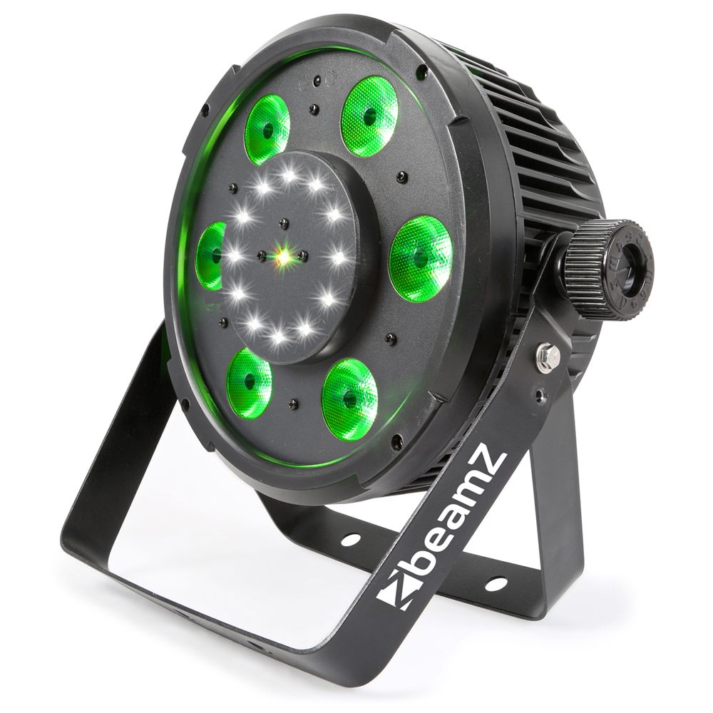 Uplighter Wash FX PAR Lights with Strobe and Red & Green Laser Beamz