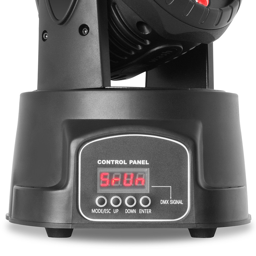 Pair of Moving Head Stage Lights DJ Disco RGB LED Wash Effect Lighting