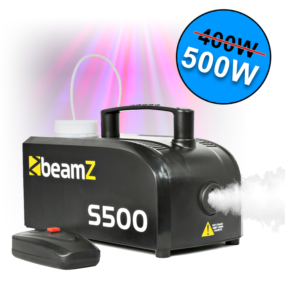 BEAMZ Remote Smoke Mist Fog Effect Machine Disco Party DJ Stage 500W