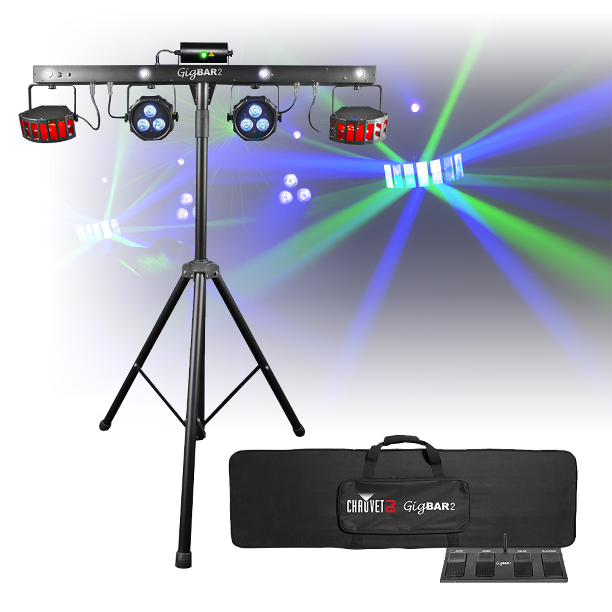 CHAUVET DJ GIGBAR 2.0 Multi Effects LED Lighting System IRC Band Stage