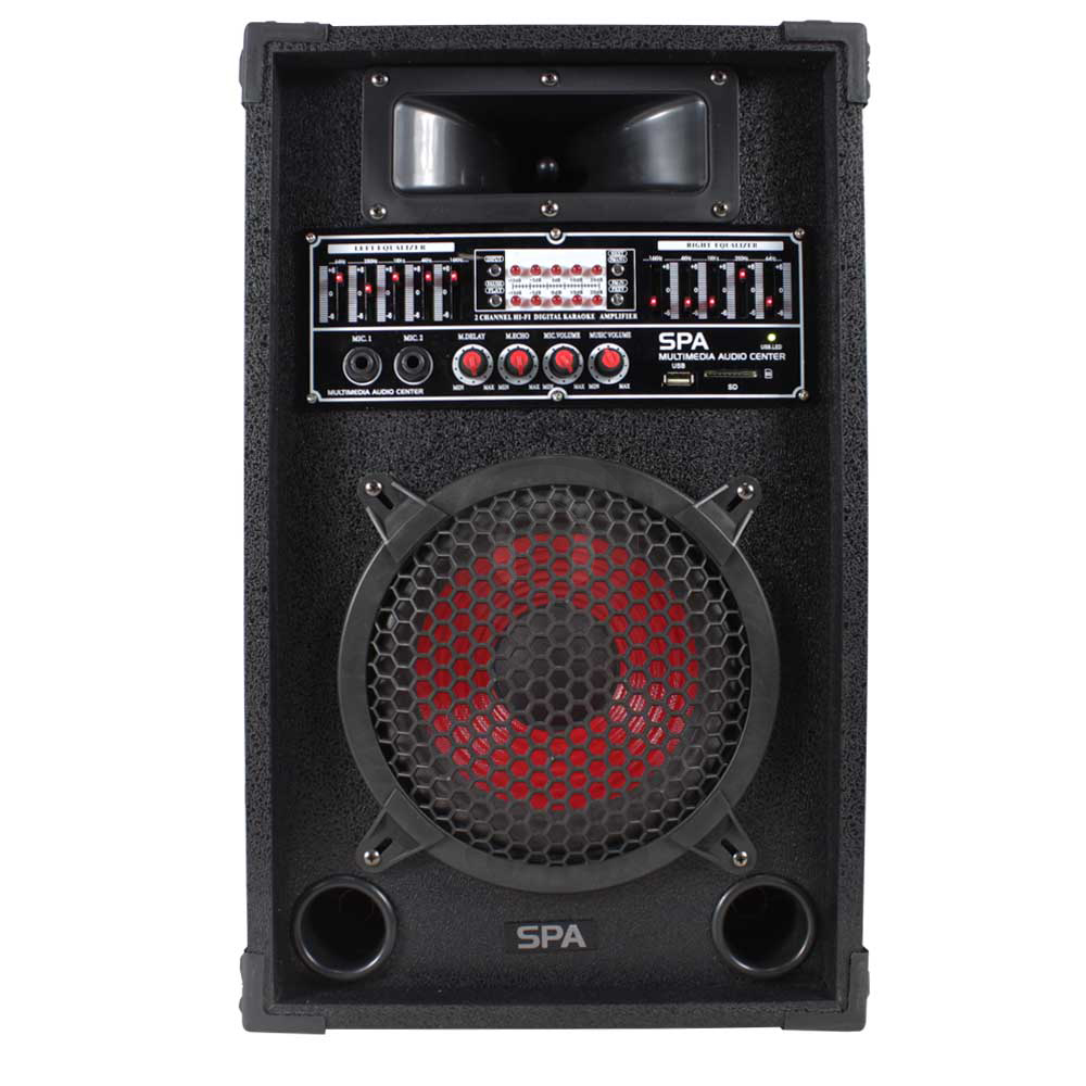 Home HiFi 600W Active PA Disco Karaoke Speaker USB MP3 Instructor Sound