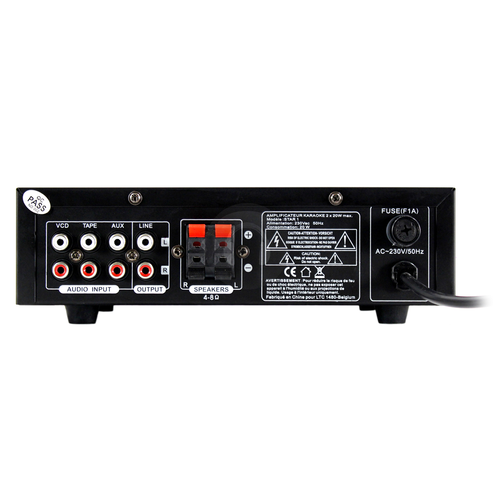 LTC Audio Karaoke Amplifier Speaker System + Microphone Set Essex