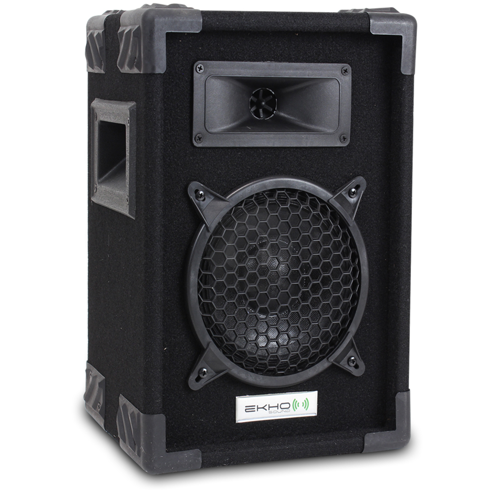 Pair of 6" Bass Boom Ekho Retro Home Hi Fi Speakers AKA DJ Disco