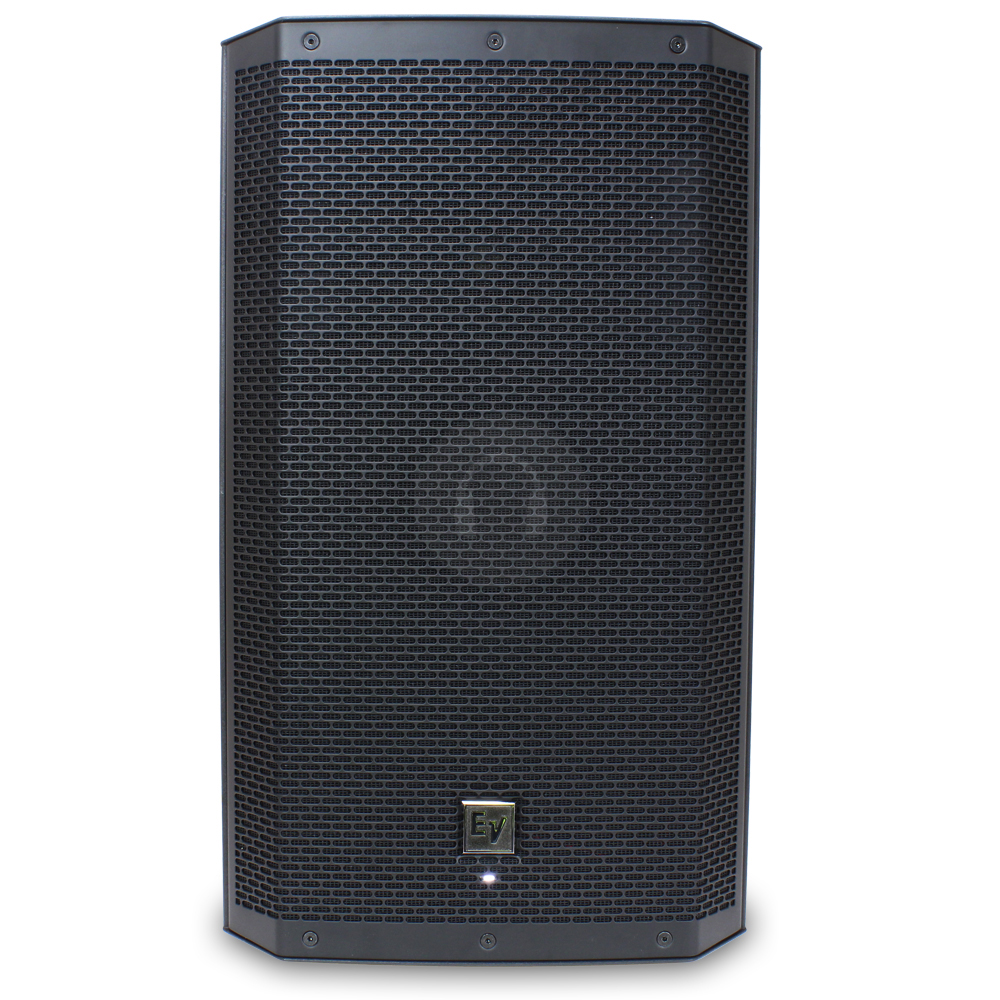 2x ElectroVoice EV ZLX12P 12" Active Powered Speakers Stands DJ PA