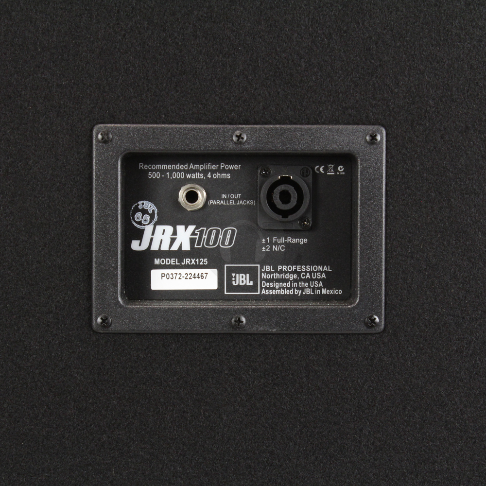 4x JBL JRX125 Dual 15" 2 Way Sound Reinforcement Loud Speakers 8000W DJ