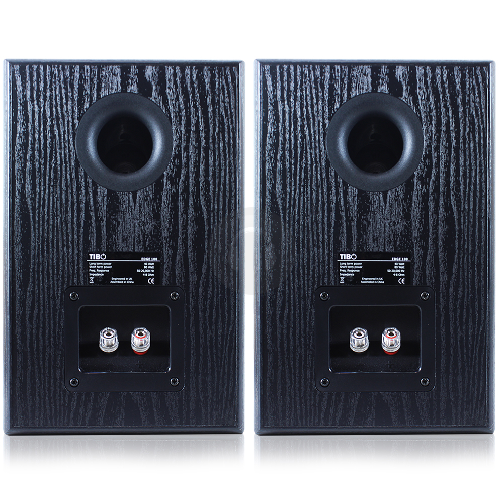 TIBO EDGE 1002Way Bass Reflex Bookshelf SpeakersStereo HiFi Home
