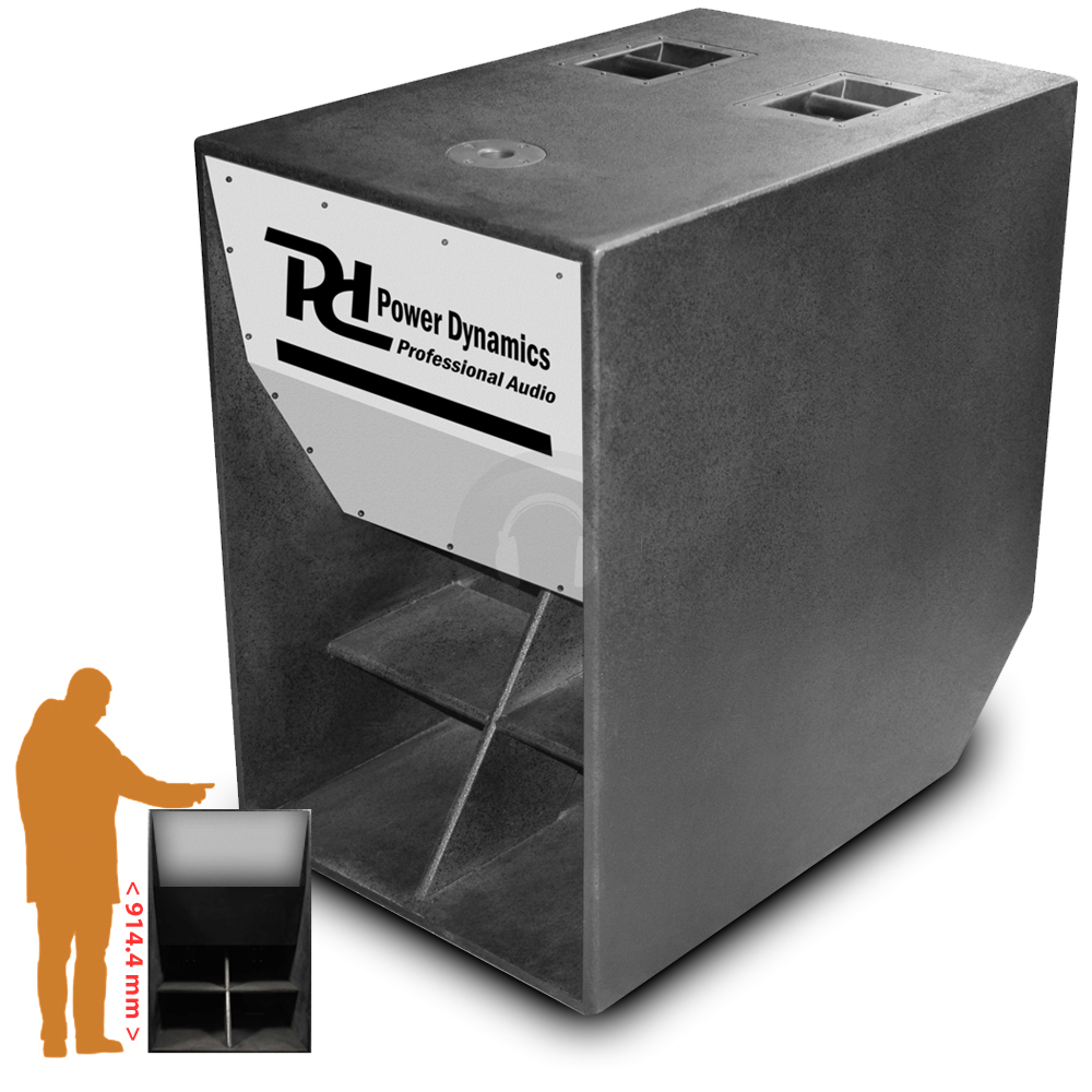 Mega Power Dynamics PD Scoop 18" Inch Passive Subwoofer Bass Bin