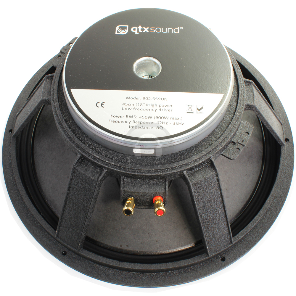 QTX Sound 900W 18 Inch Low Frequency Speaker Driver eBay