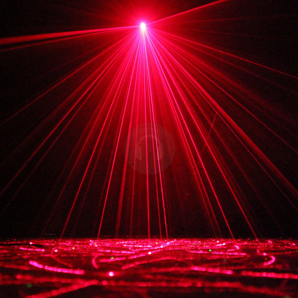 Beamz Very Bright Red Green Sound Activated Disco Party Light DJ Laser