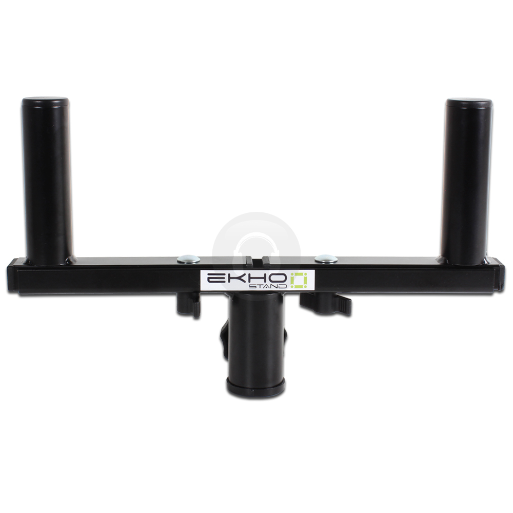 Ekho Steel Black Speaker Stand Dual Monitor Extension 35mm DJ PA Home