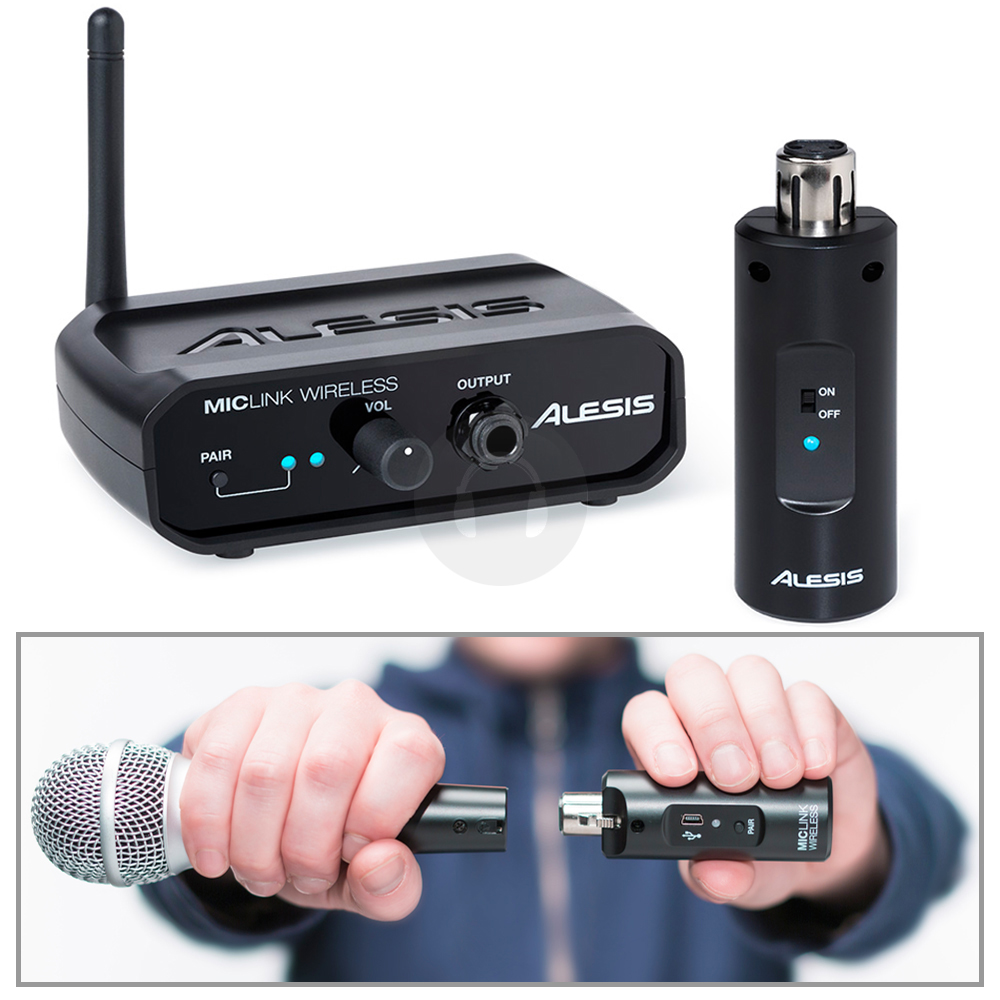 Alesis MicLink Wireless PA Microphone Adapter USB XLR