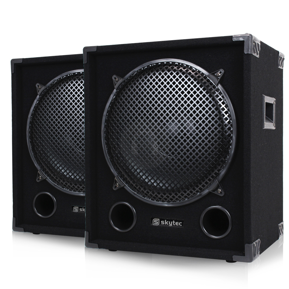 2000W Ekho MAX15SUB 15" Inch Subwoofer Bass Speakers DJ Disco PA