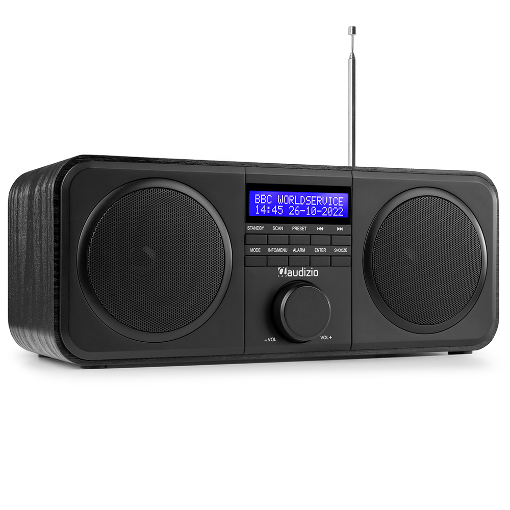 Audizio Novara DAB+ Digital Radio Black
