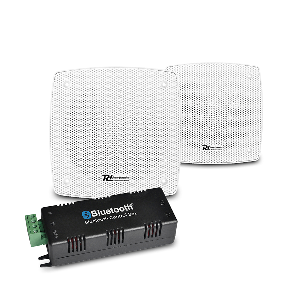 PD MS70 5.25" Marine Ceiling Speakers Pair & Bluetooth Amplifier