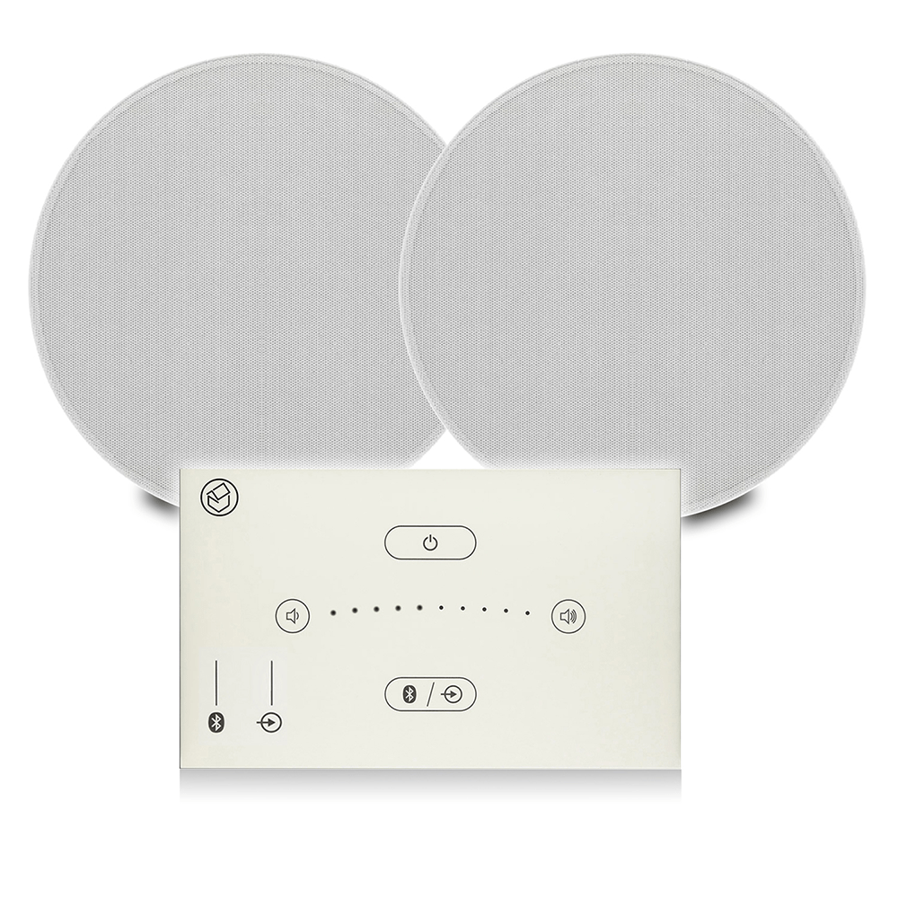 Systemline E50 Bluetooth Bathroom Ceiling Speaker 2x Upgraded Speakers