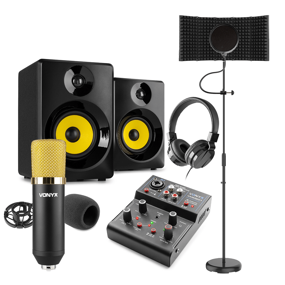 Vonyx CM400B Complete Home Recording Studio Kit