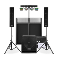 Vonyx VX880BT Complete DJ Setup with DB4 Booth & Partybar2