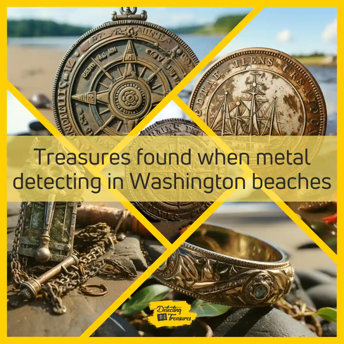 10 Best Beaches in Washington to Metal Detect [2024]