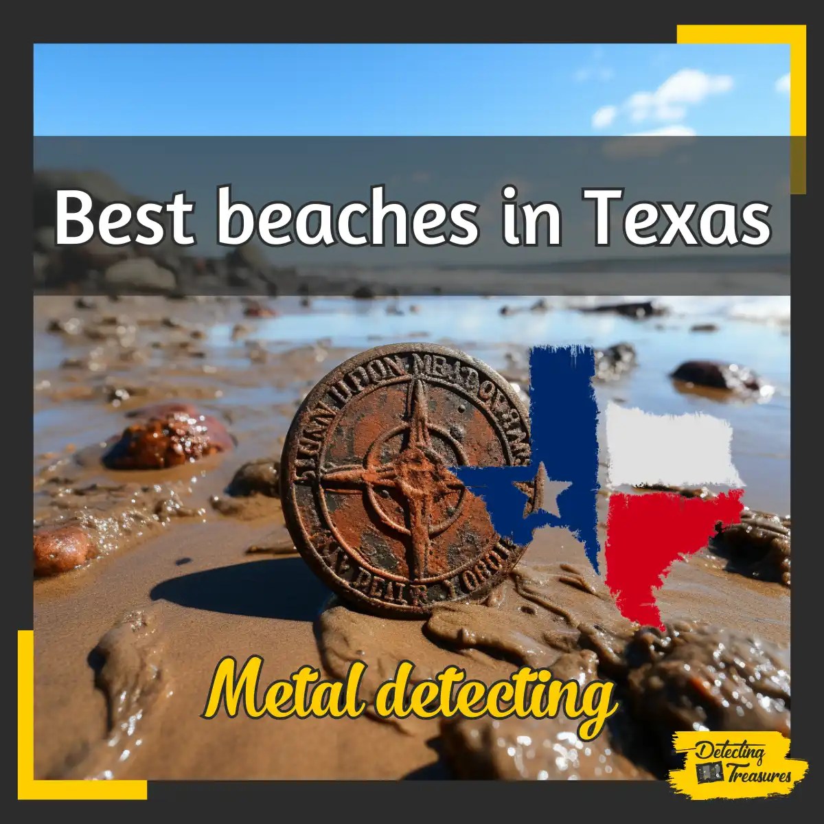 8 Best Beaches in Texas to Metal Detect (2023 New List!)