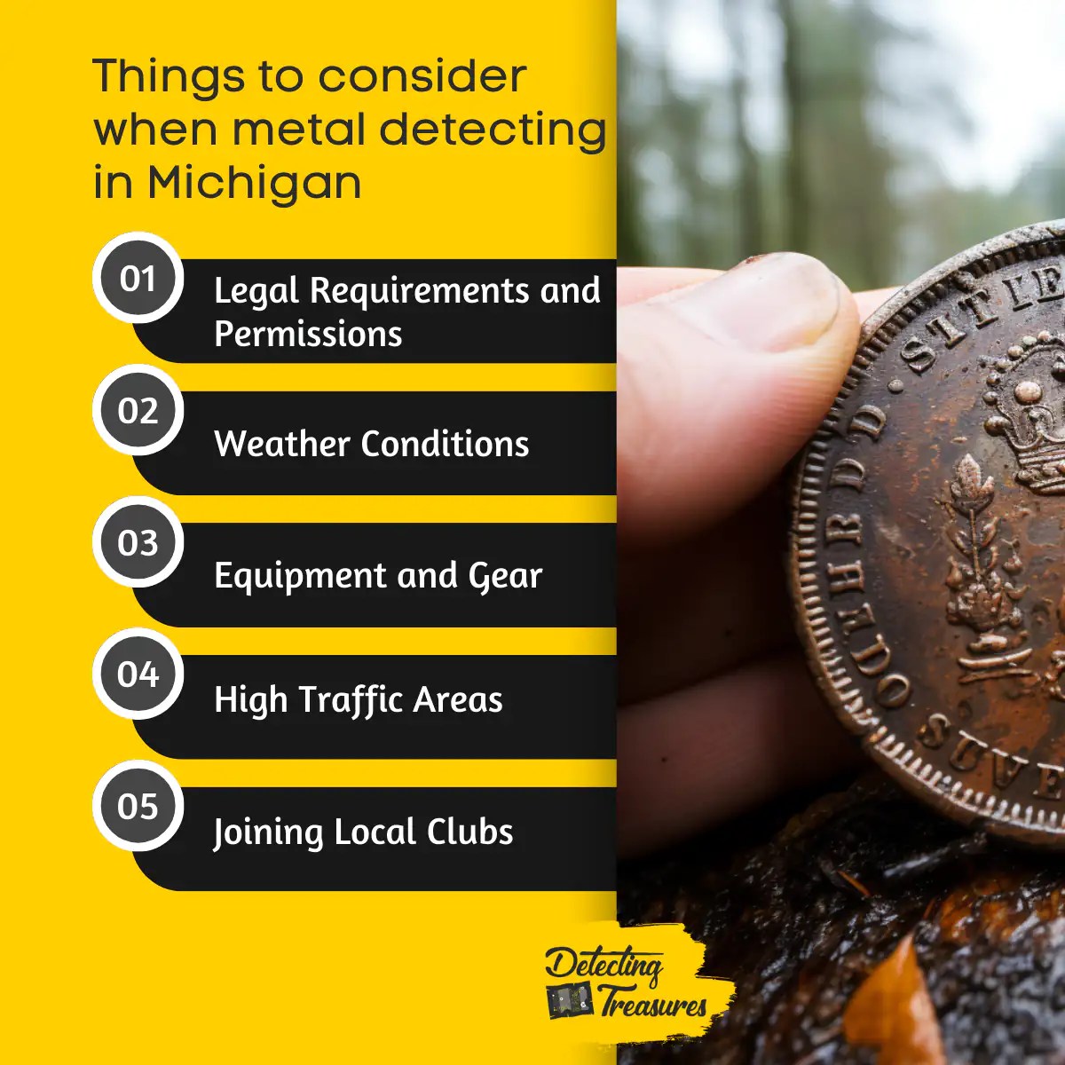 5 Best Metal Detecting Finds in Michigan (2024 List!)