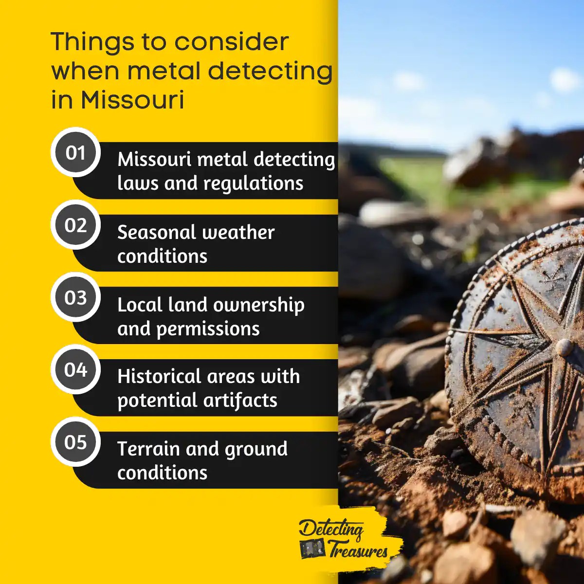6 Best Metal Detecting Finds in Missouri (2024 NEW List!)