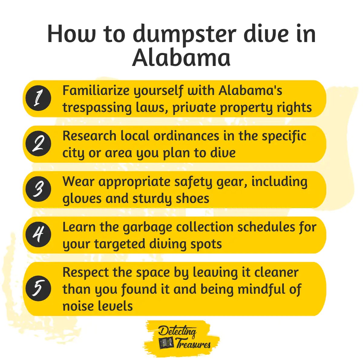 Dumpster Diving in Alabama (Is It Legal in 2024?)