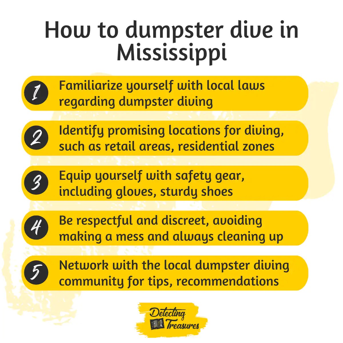 Dumpster Diving in Mississippi (Is It Legal in 2024)