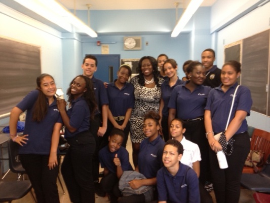 Determined To Educate | News | Our CEO Visits Incoming 9th graders at