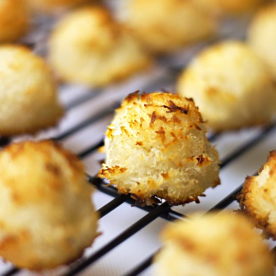 Easy Coconut Macaroons Detoxinista