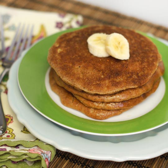 Almond Butter Pancakes (GrainFree) Detoxinista