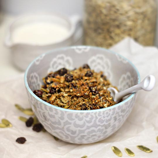 Pumpkin Seed Granola (Nutfree, Grainfree) Detoxinista