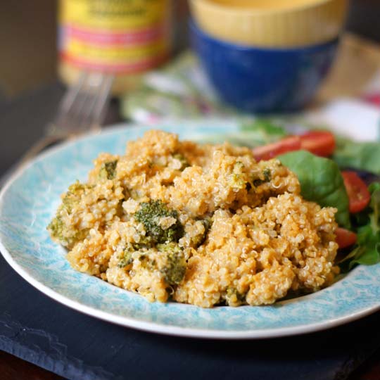 "Cheesy" Broccoli & Quinoa Casserole (Vegan) Detoxinista