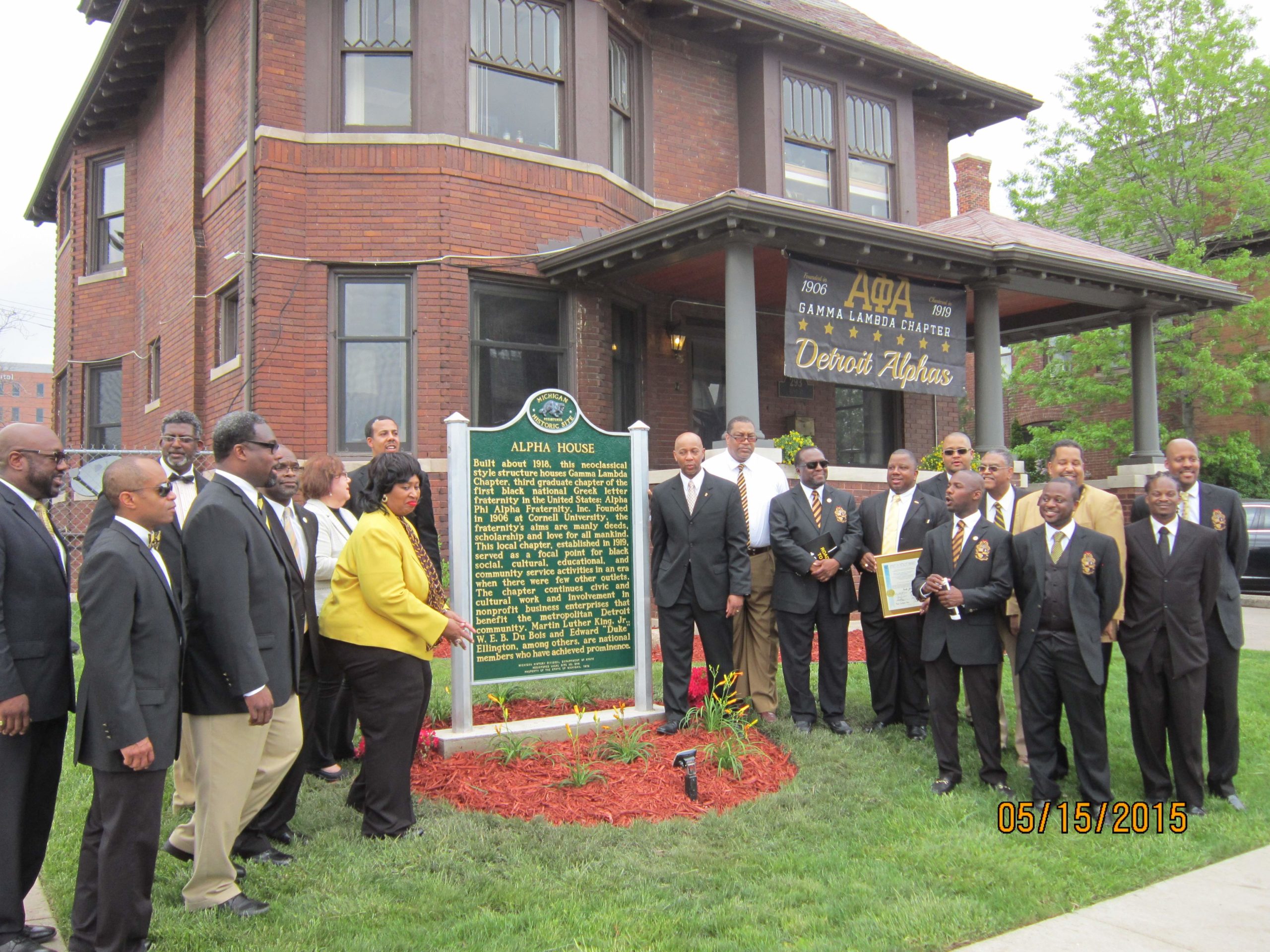 The Historic Alpha House Detroit Alphas