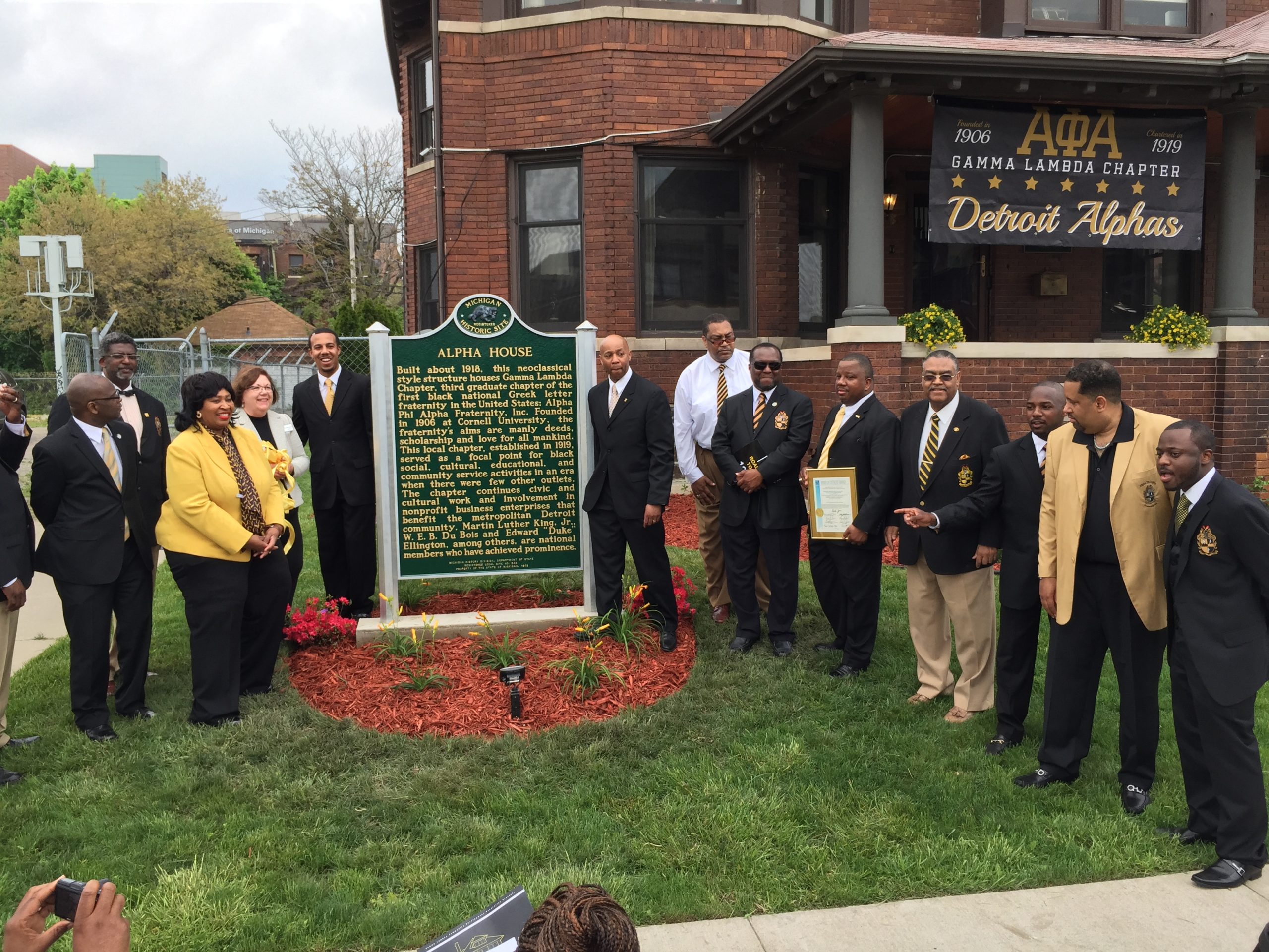 The Historic Alpha House Detroit Alphas