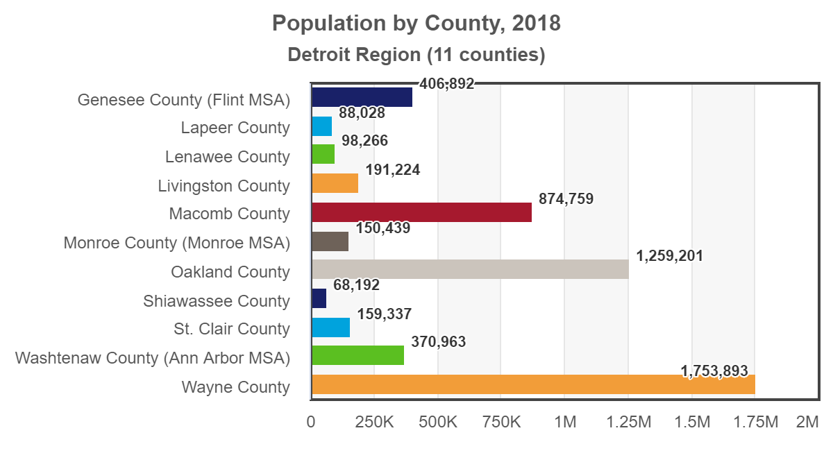 Detroit Data Center Profile Demographic Trends